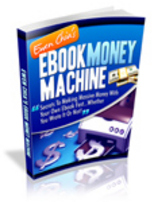 Product picture Ewen Chias Ebook Money Machine! - Quality PLR Download