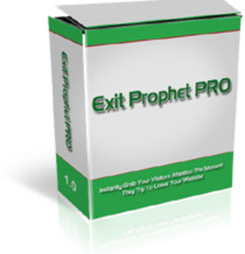 Product picture Exit Prophet Pro - Make money when people try to abandon your website - Quality PLR Download