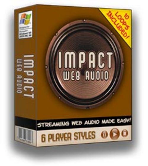 Product picture Impact Web Audio - Streaming Web Audio Made Easy!  - Quality PLR Download
